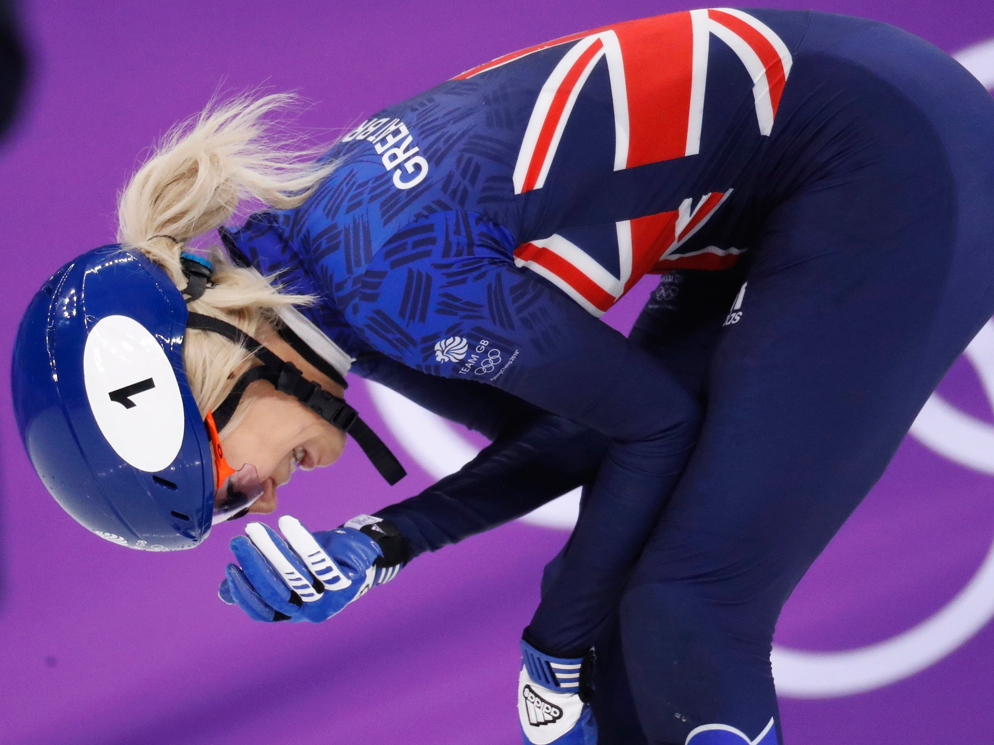 Christie was disqualified three times in Sochi 2014 and suffered further heartbreak on Tuesday