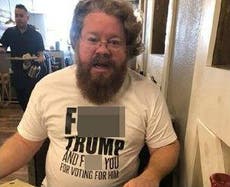 Man wearing ‘F*** Trump’ t-shirt thrown out of Texas restaurant