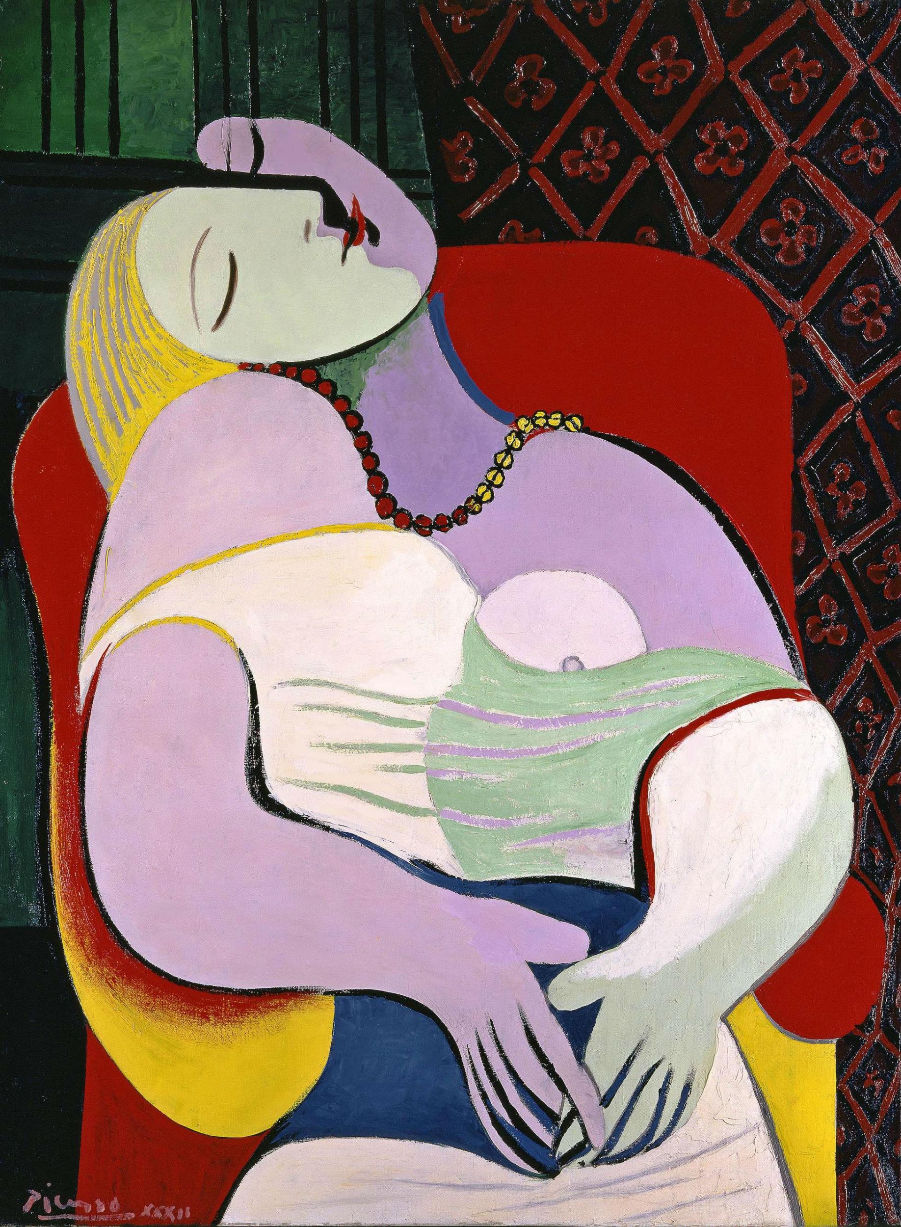Pablo Picasso ‘The Dream’ (Le Rêve), 1932, private collection (Succession Picasso/DACS)