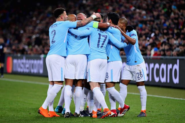 Manchester City did not struggle as United did in Basel