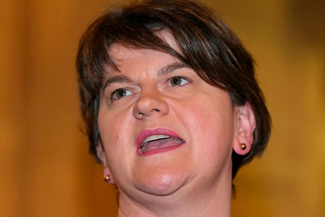 Arlene Foster described Theresa May's visit to Belfast as a 'distraction'