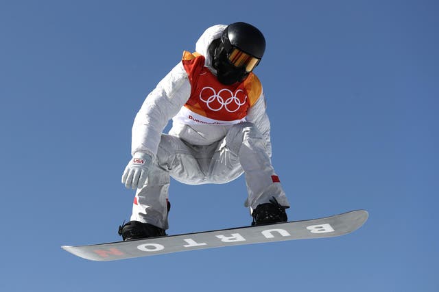Shaun White warms up ahead of the Snowboard Men's Halfpipe Qualification at the PyeongChang 2018 Winter Olympic Games