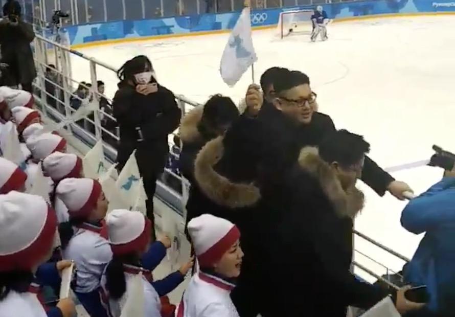 2018 Winter Olympics Kim Jong Un Lookalike Dancing In