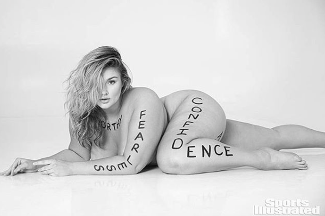 Plus-size model Hunter McGrady has spoken out about what the photoshoot means to her