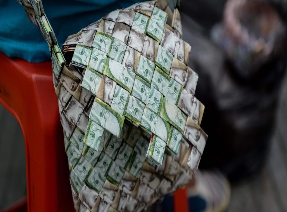 Venezuela's currency is so worthless people are making woven goods from