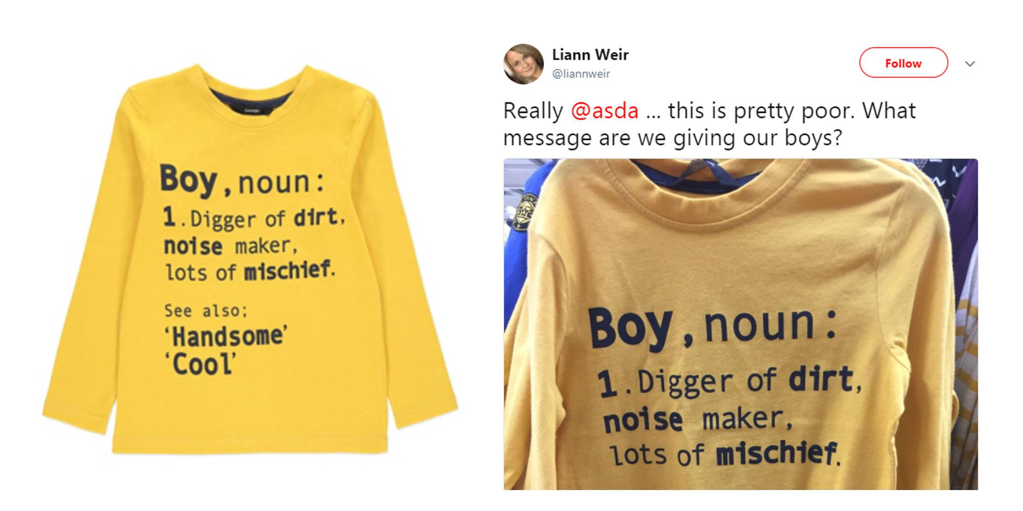 asda yellow top