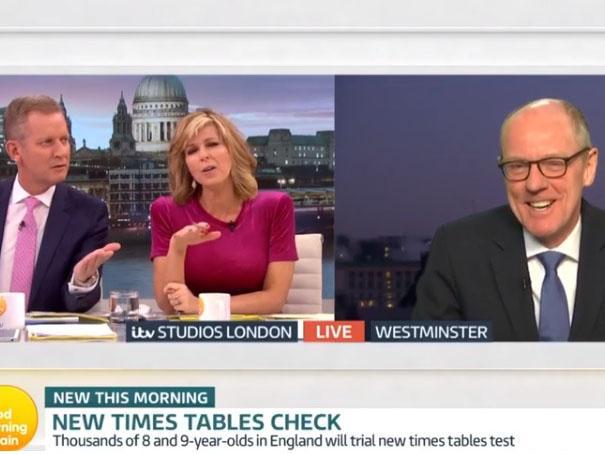 Nick Gibb refused to answer the maths question on Good Morning Britain