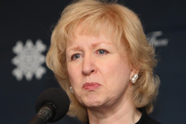 'I am struck by how many women on television news wear sleeveless dresses- often when sitting with suited men', says Kim Campbell, who served as Prime Minister briefly in 1993