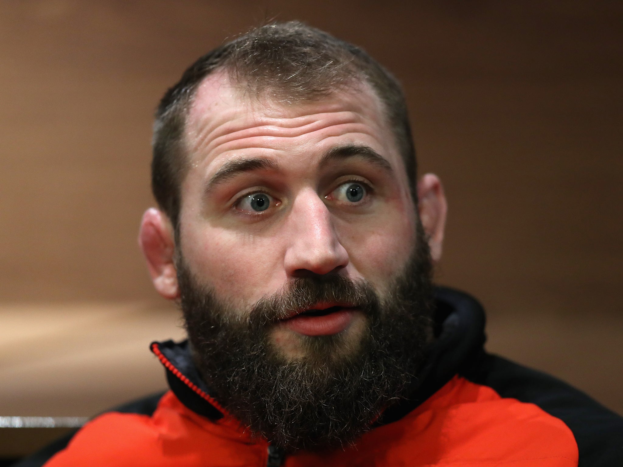 Joe Marler received a stern telling off by Eddie Jones after picking up a six-week ban last month