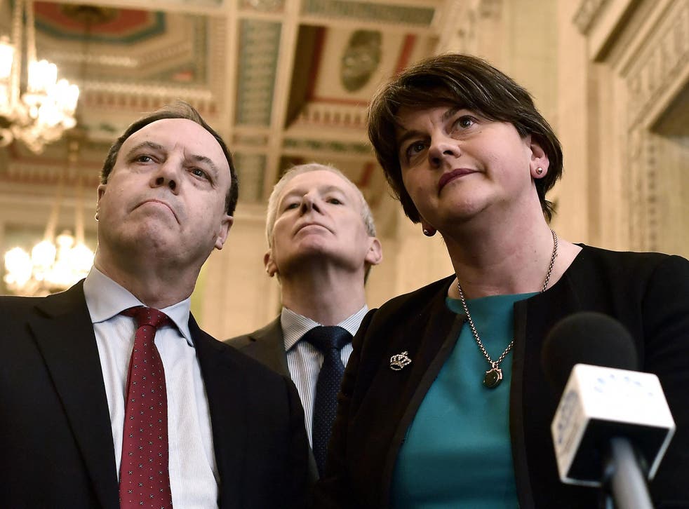 Arlene Foster called on the UK Government to reassert direct control over Northern Ireland