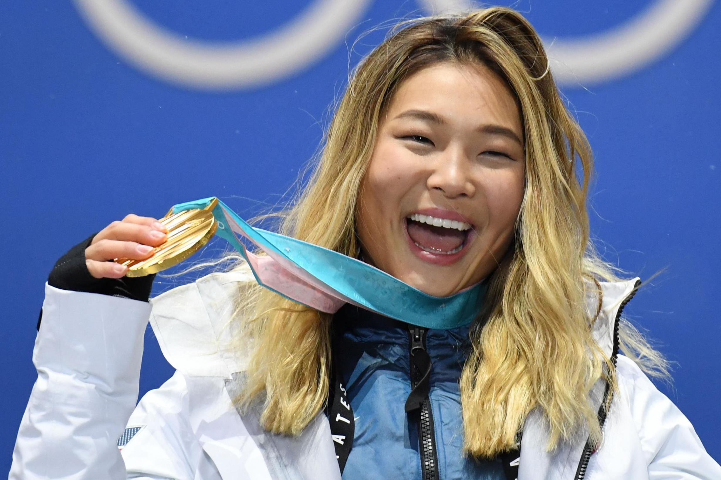 Olympic-medalist Chloe Kim didn't want to ruin her eyeliner