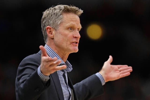 Steve Kerr attacked Donald Trump for not protecting America against the real dangers