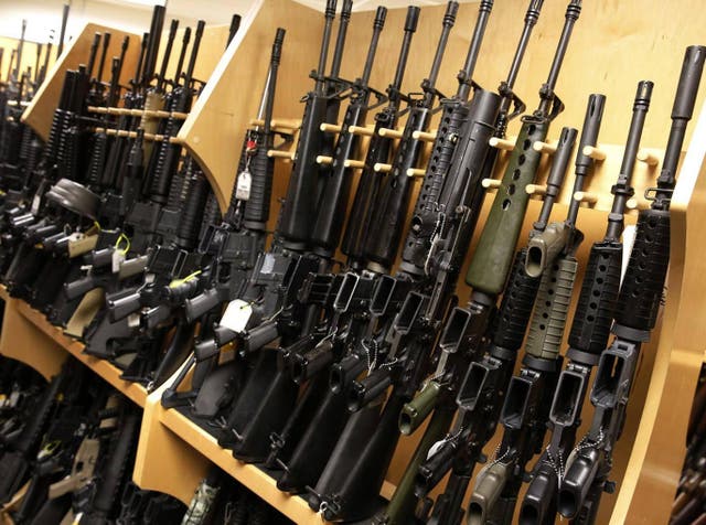 The AR-15 is among the most popular guns in America (File photo)