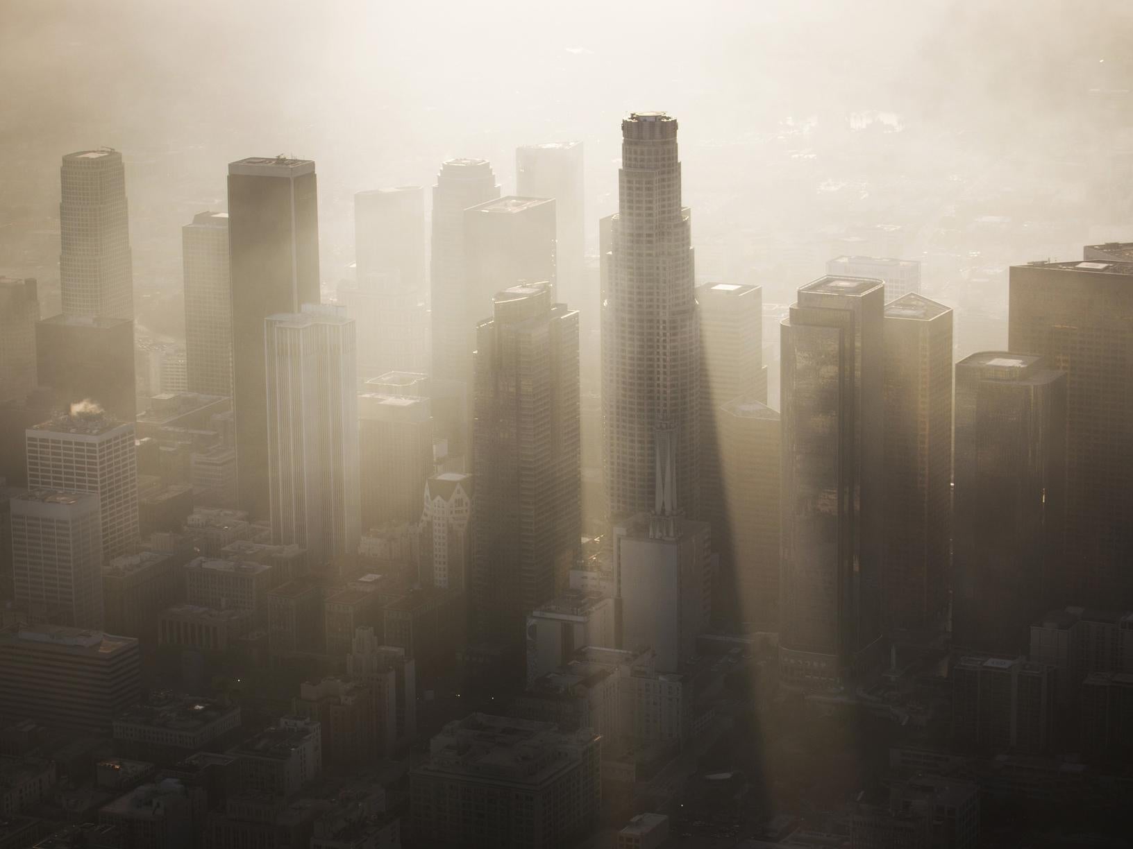 Scientists conducted research in the heavily polluted city of Los Angeles, where vehicles are no longer the main polluters