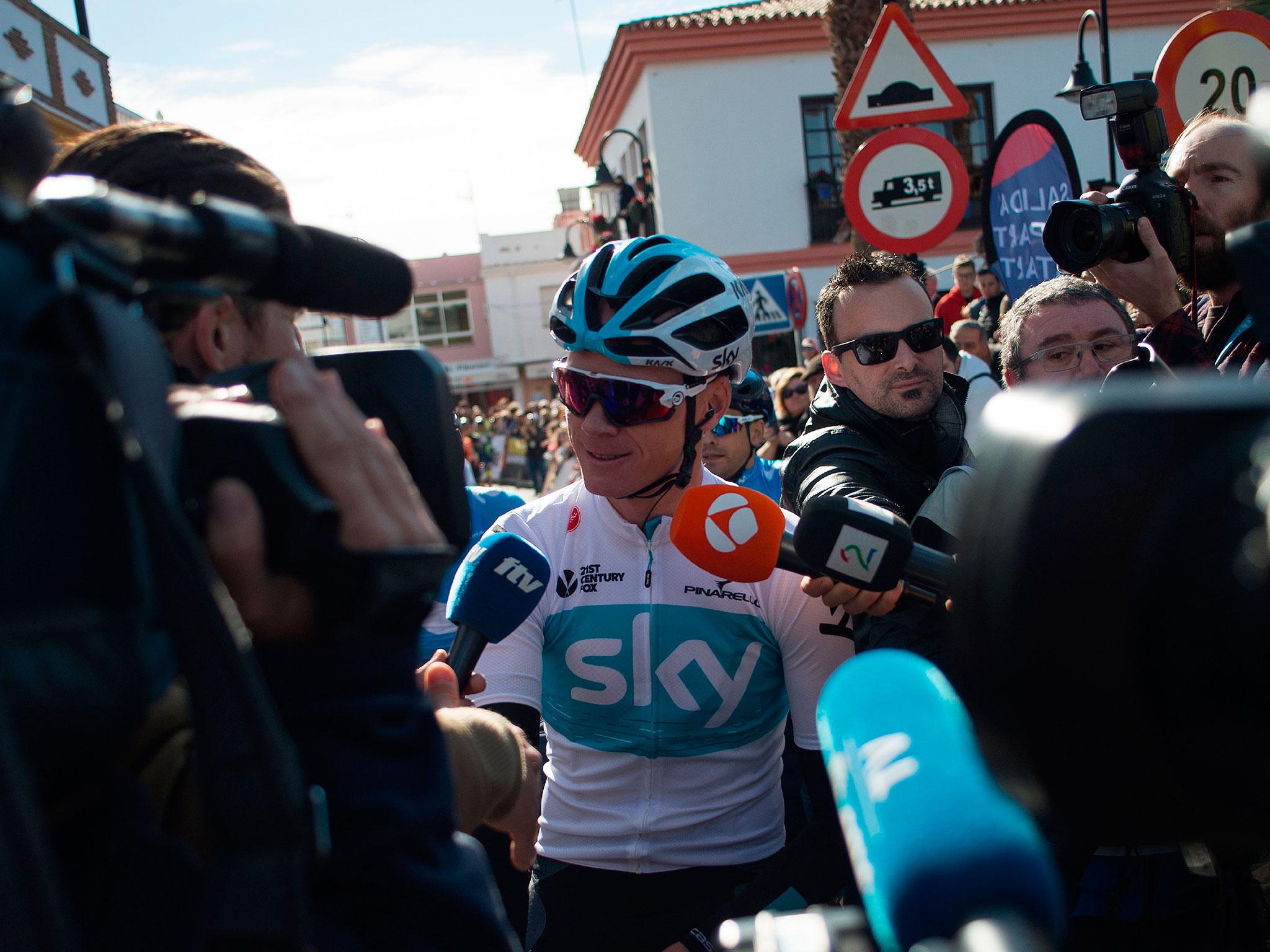 Chris Froome has attracted plenty of attention since making his return