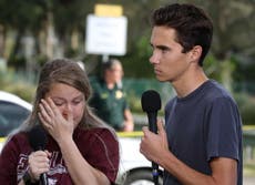 Student journalist interviews classmates while school is attacked