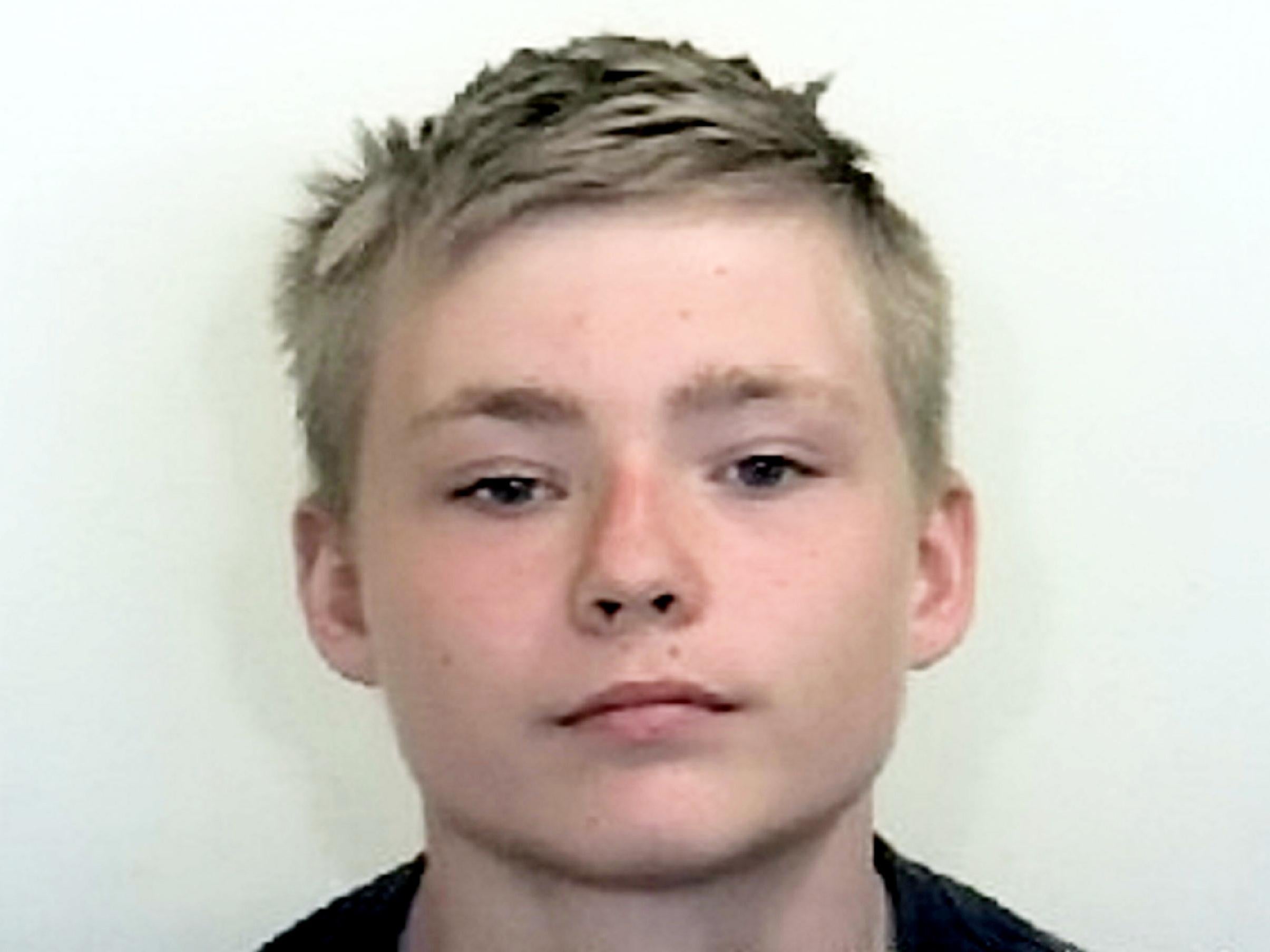 Charles Flinders, now 18,was aged 16 at the time of the rape