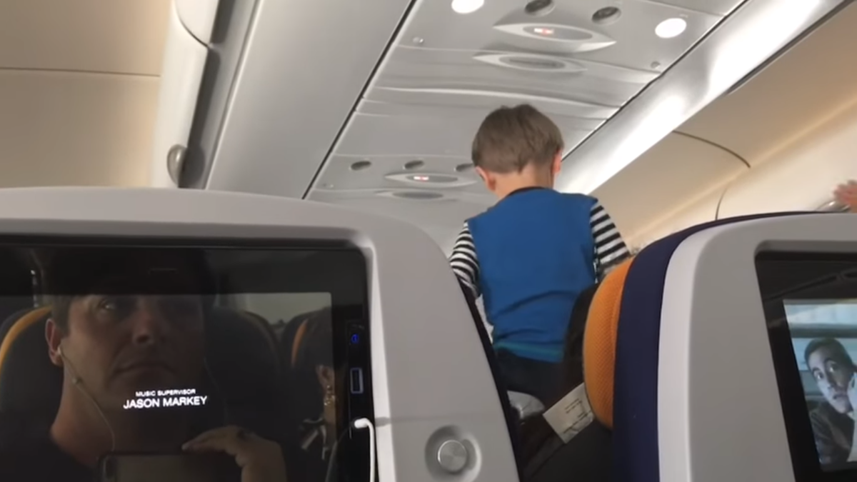 Child screams and clambers over seats during eight-hour ‘flight from ...
