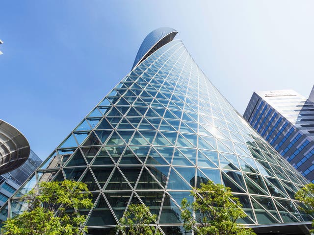 The Mode Gakuen Spiral Towers in Nakamura-ku, Japan, are built to provide natural ventilation and light