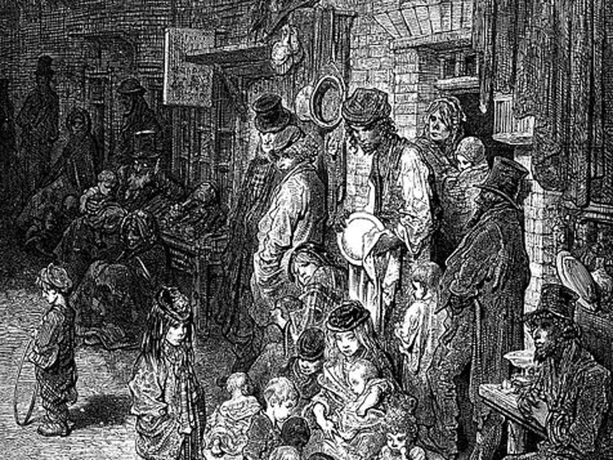 During the industrial revolution, British cities became overpopulated and living standards were poor (Creative Commons)