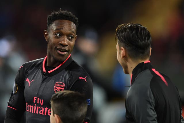Danny Welbeck failed to hit the back of the net