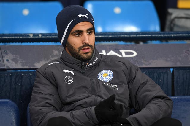 Riyad Mahrez saw his move to Manchester City collapse late in January