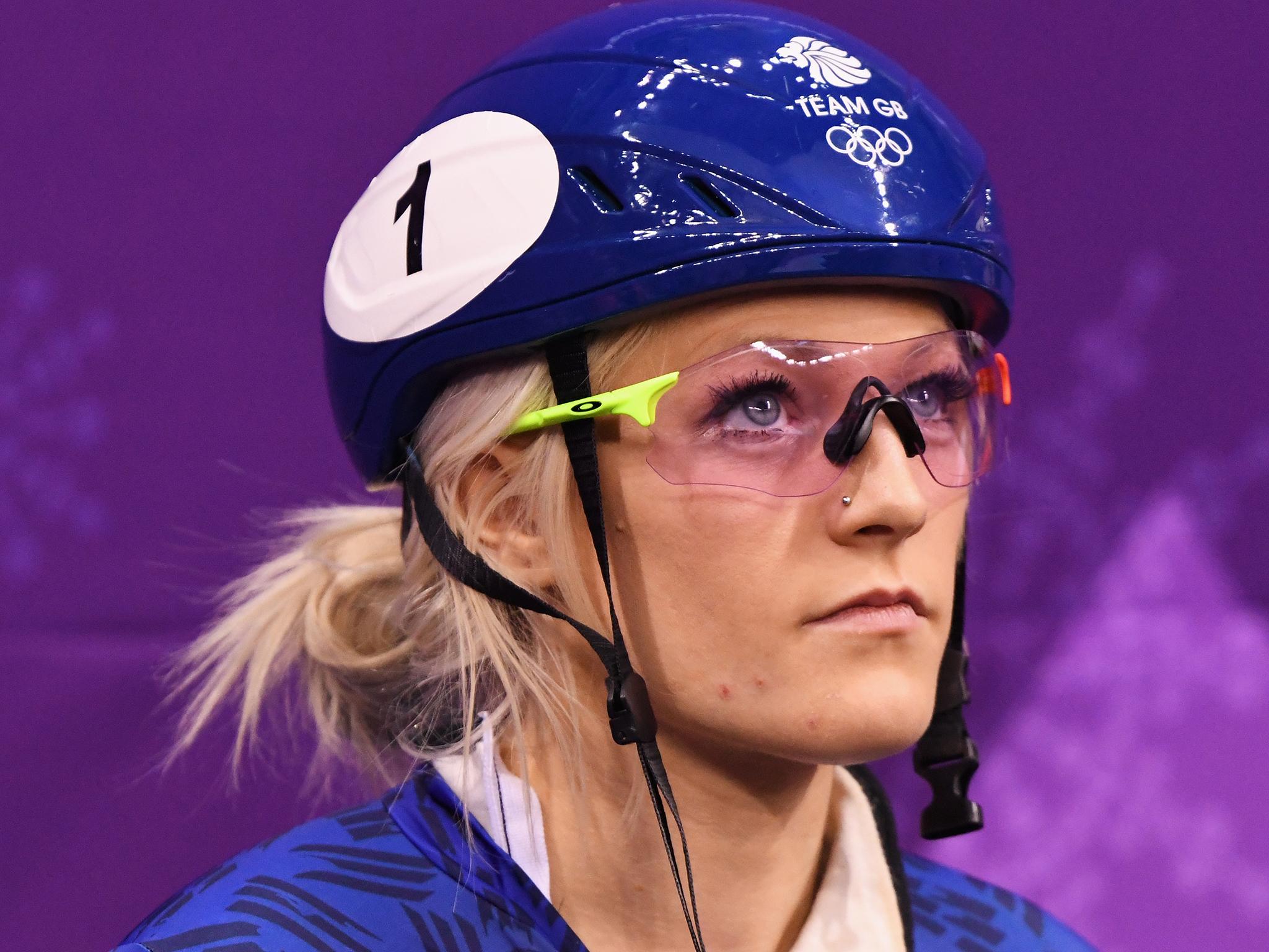 Elise Christie has criticised online trolls who have sent her abusive messages