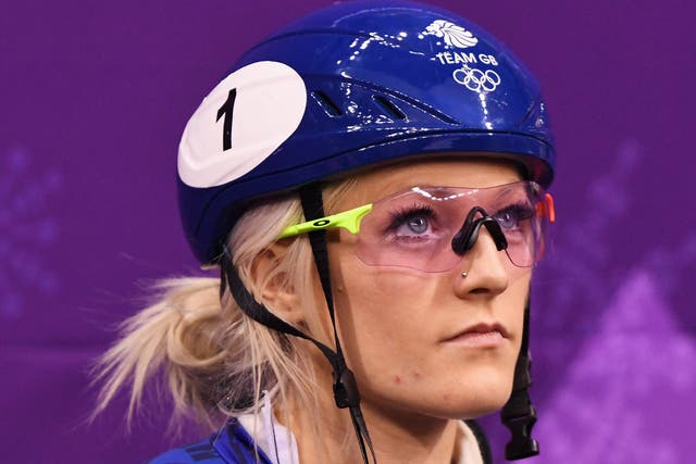 Elise Christie has criticised online trolls who have sent her abusive messages
