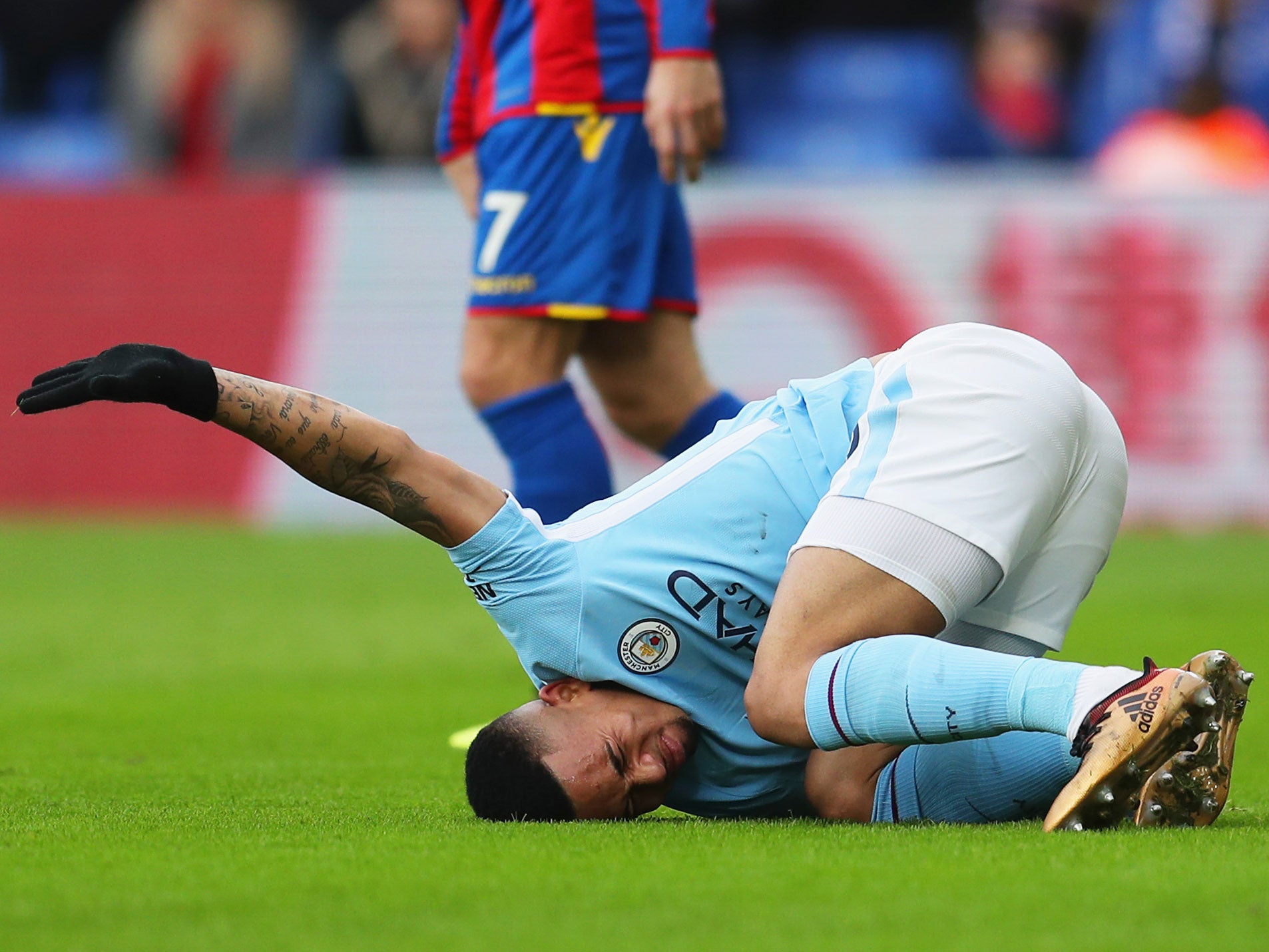 Gabriel Jesus has been sidelined since suffering a knee injury on New Year's Eve