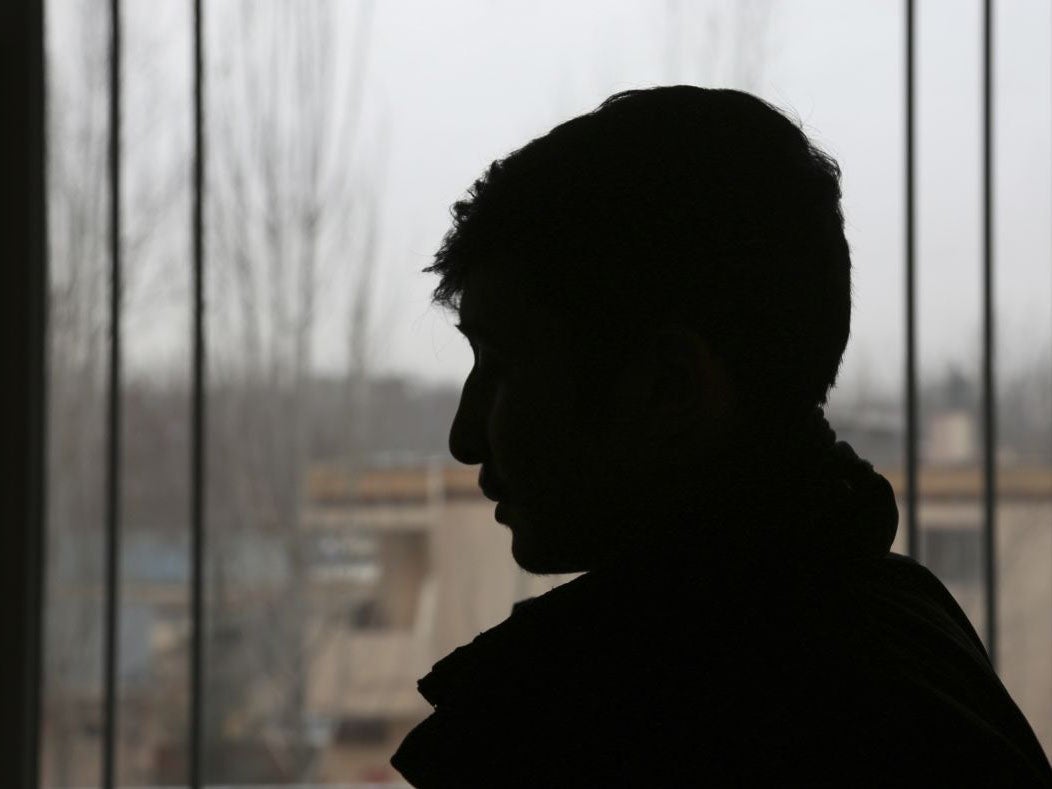 Shoaib whose father and 13 others were killed by gunmen in Afghanistan