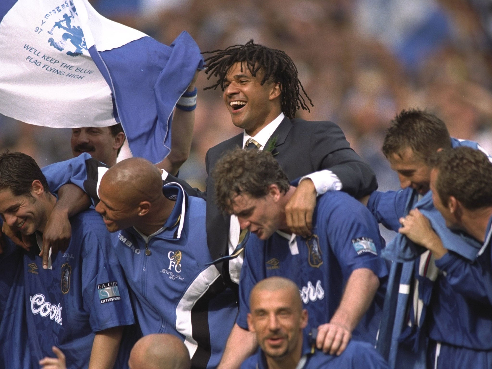 Ruud Gullit, in 1997, was the second black manager to win a major English trophy - there have been no others since