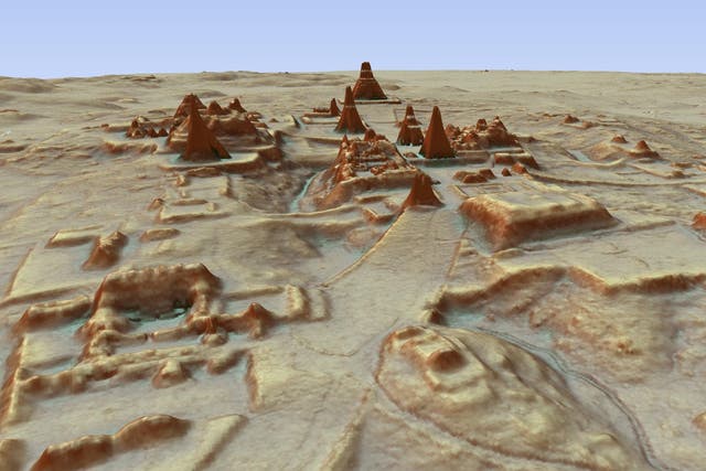 <p>3D aerial laser mapping technique helped uncover Mayan villages in a jungle in Guatemala</p>