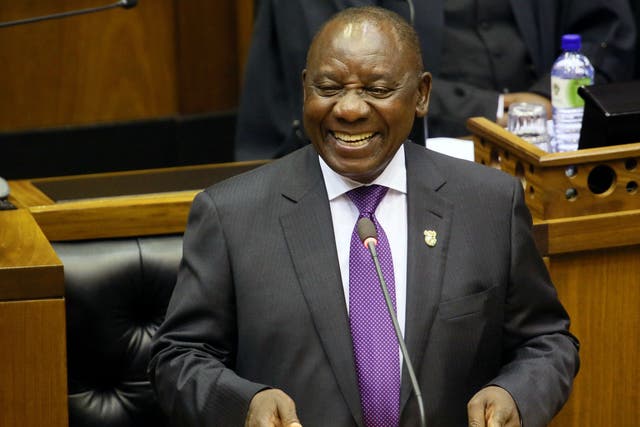 President Cyril Ramaphosa delivers his State of the Nation address at Parliament in Cape Town