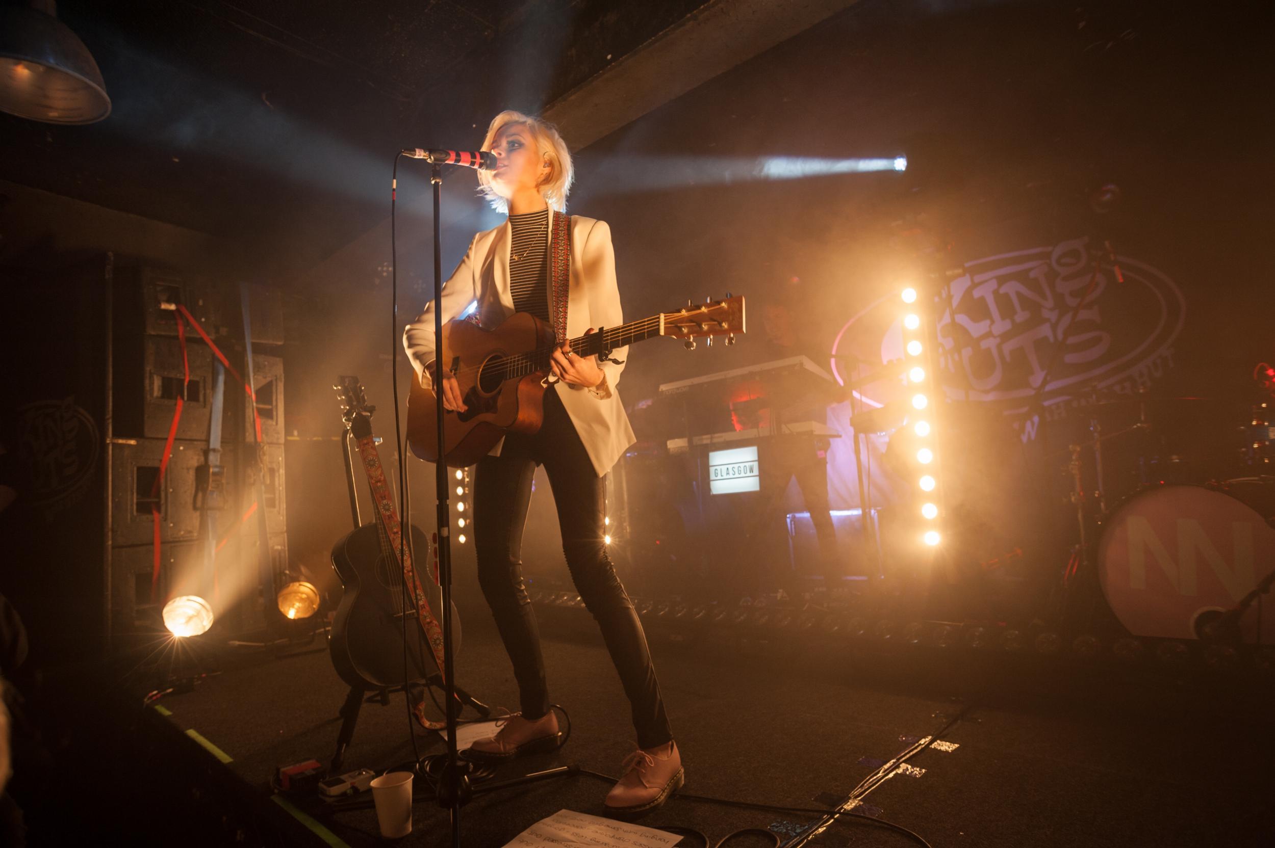 Nina Nesbitt performs at King Tut's Wah Wah Hut in Glasgow, Scotland, 2017