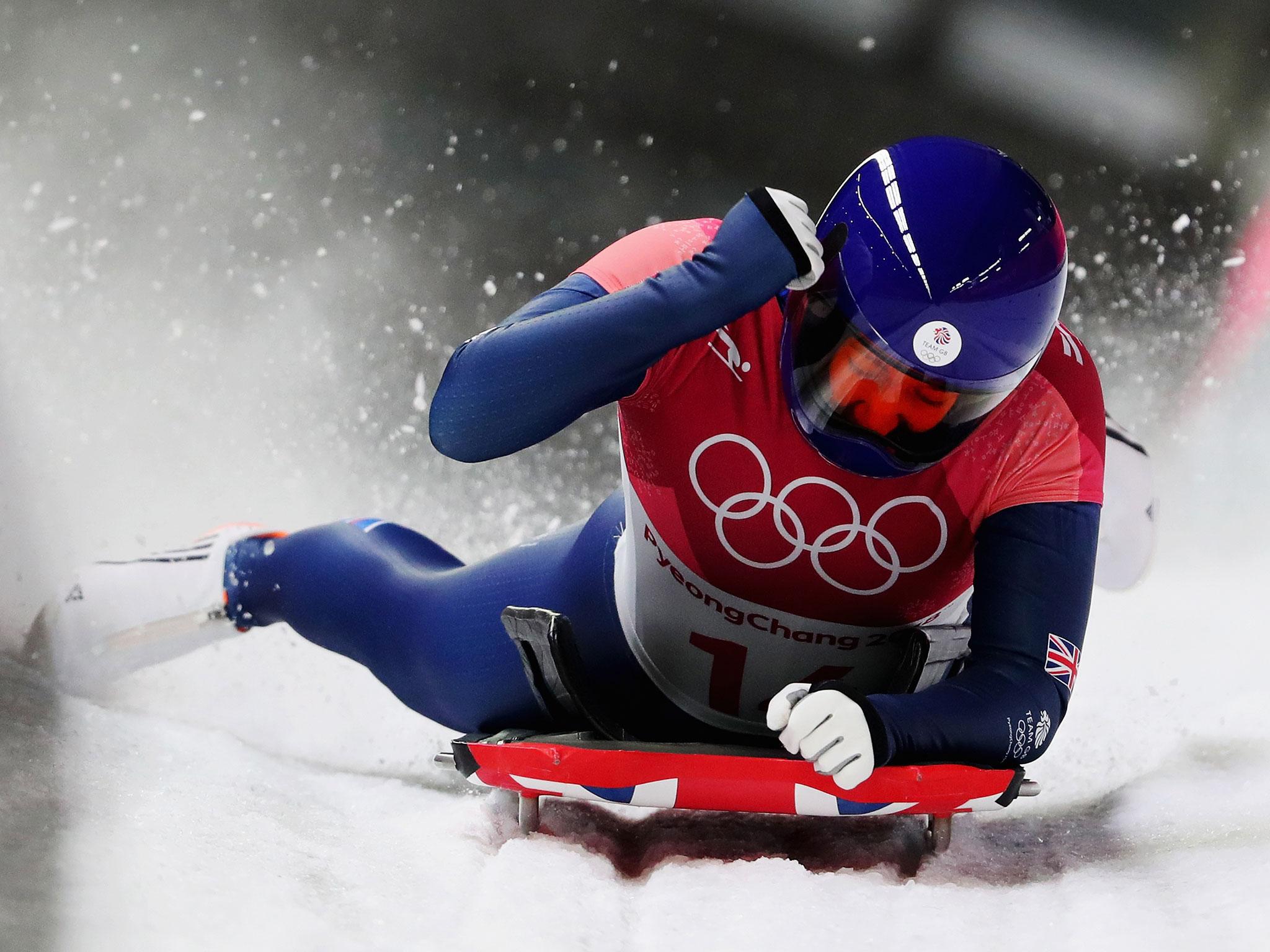 Yarnold clocked a track record time