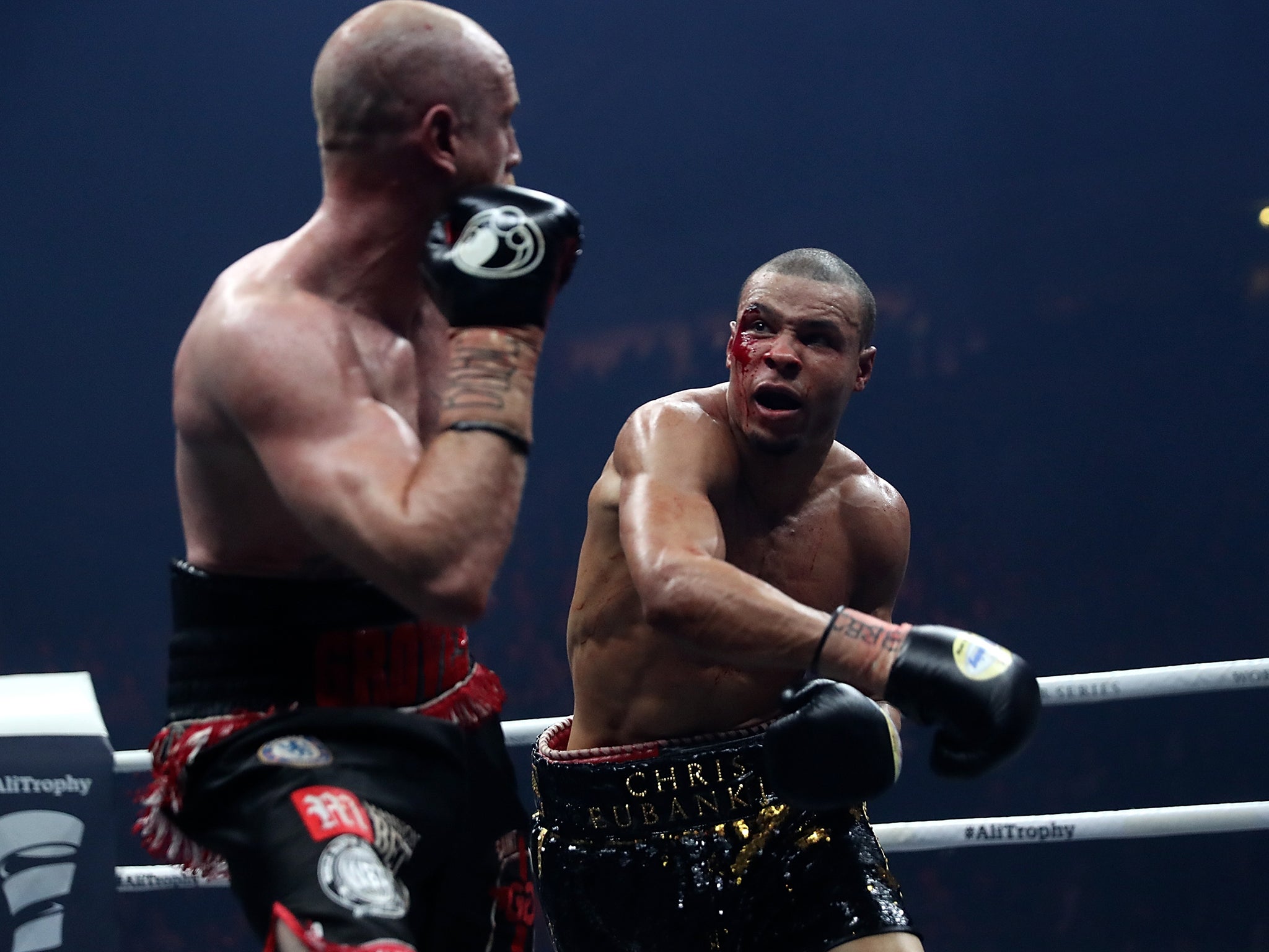 Eubank Jr struggled to land consistently on George Groves