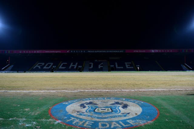 Rochdale relaid the pitch at the Spotland Stadium to the cost of around ?500,000