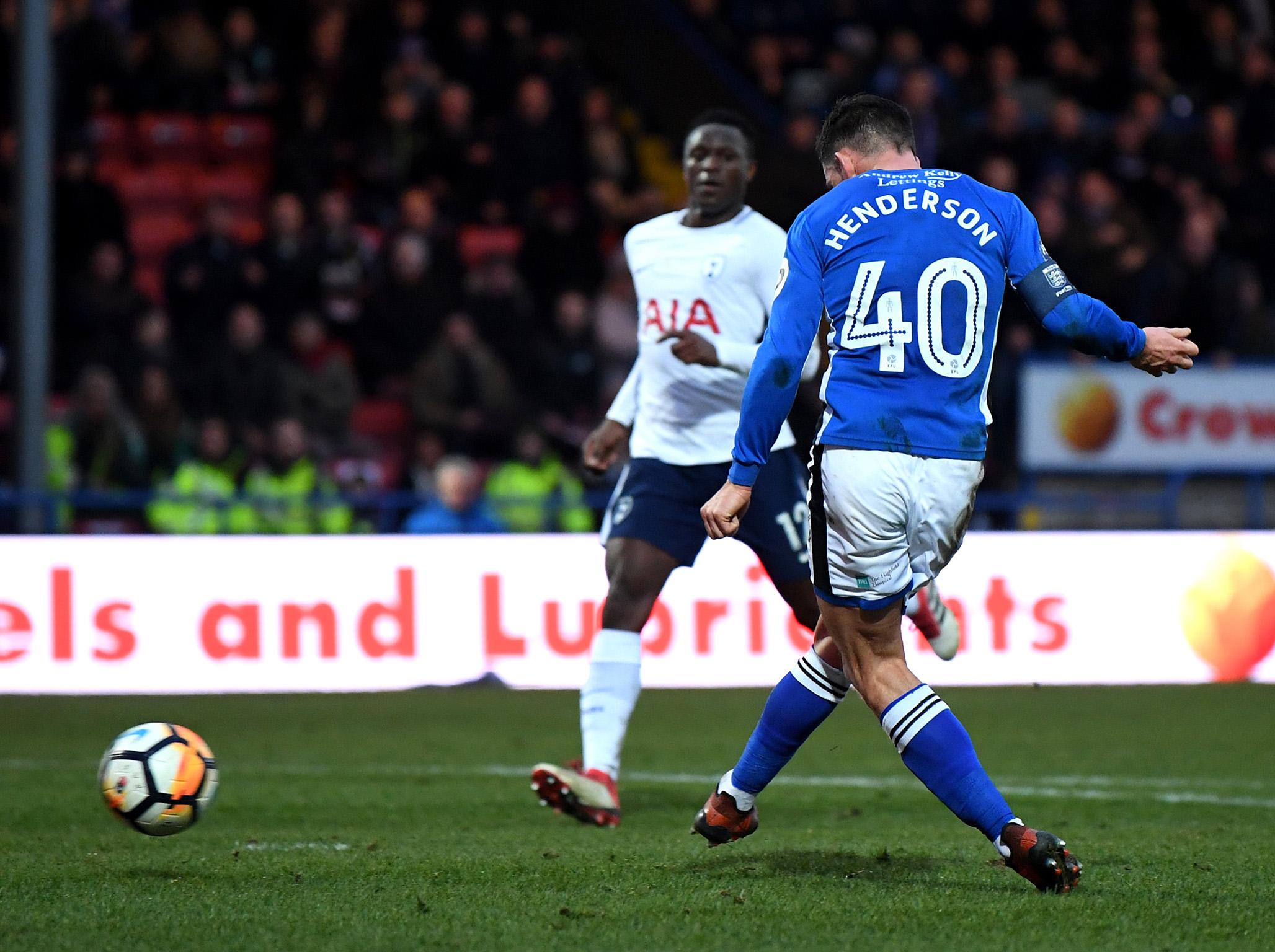 Ian Henderson slots the opener