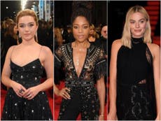 Baftas 2018 red carpet dominated by Time’s Up and #MeToo movements