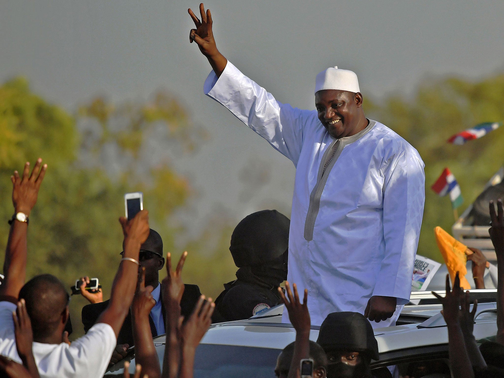 Gambia's President, Adama Barrow, says moratorium is 'first step towards abolition'