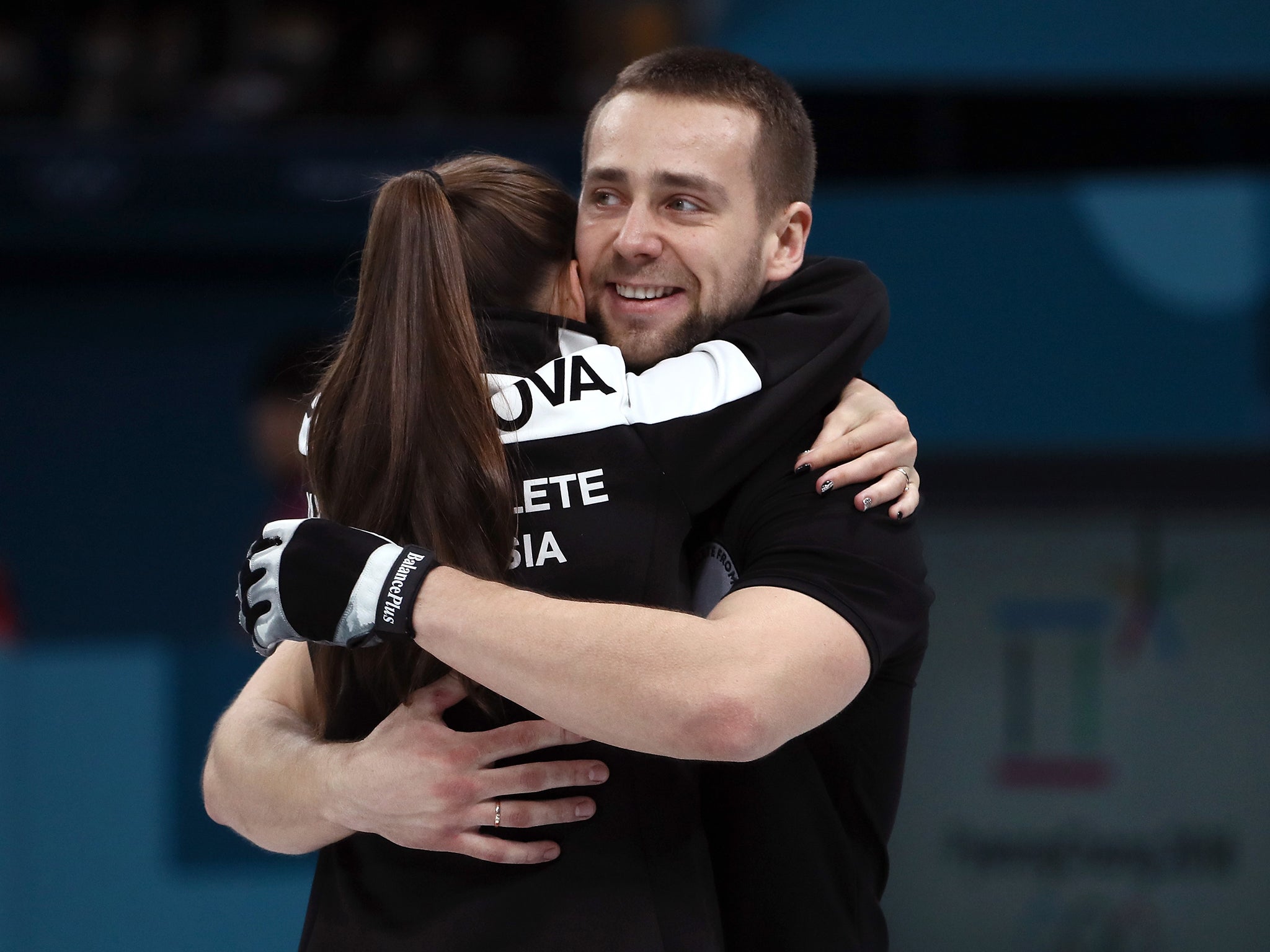 Krushelnitsky claimed bronze with his wife Anastasia Bryzgalova