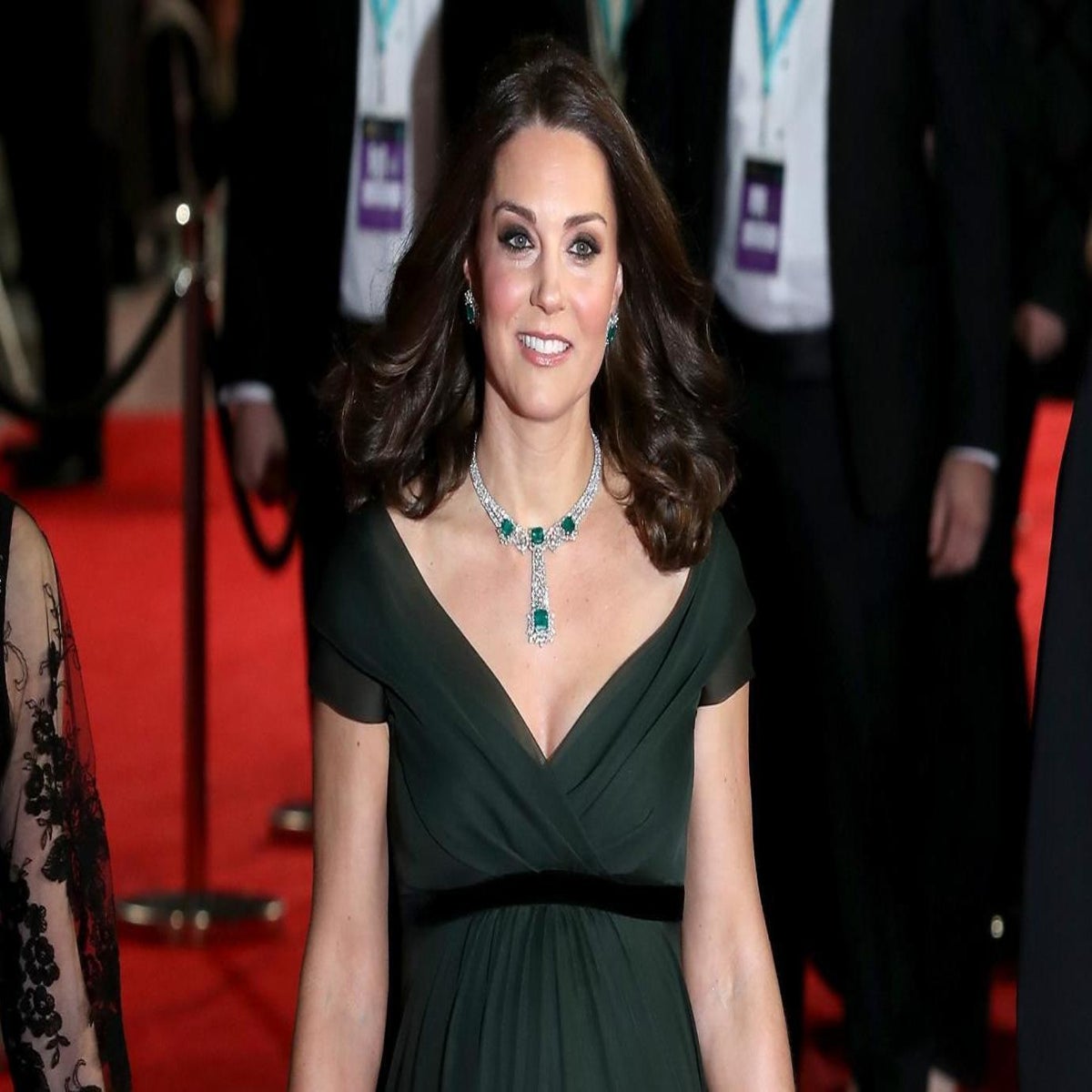 Kate Middleton divides opinion wearing green dress to the Baftas