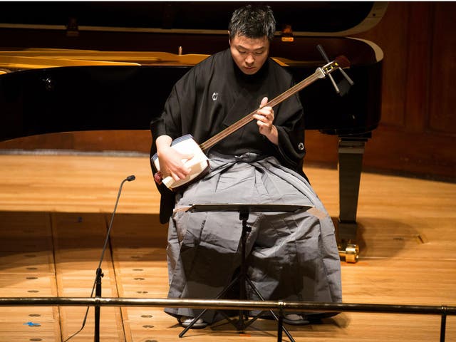 Honjoh Hidejiro performs at a tribute to the Japanese-born composer at the Wigmore Hall