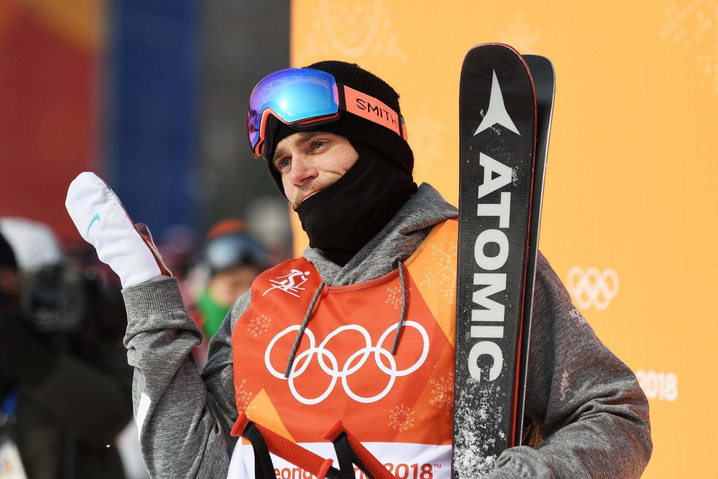 Olympian Gus Kenworthy shared a kiss with his boyfriend on TV (Getty)