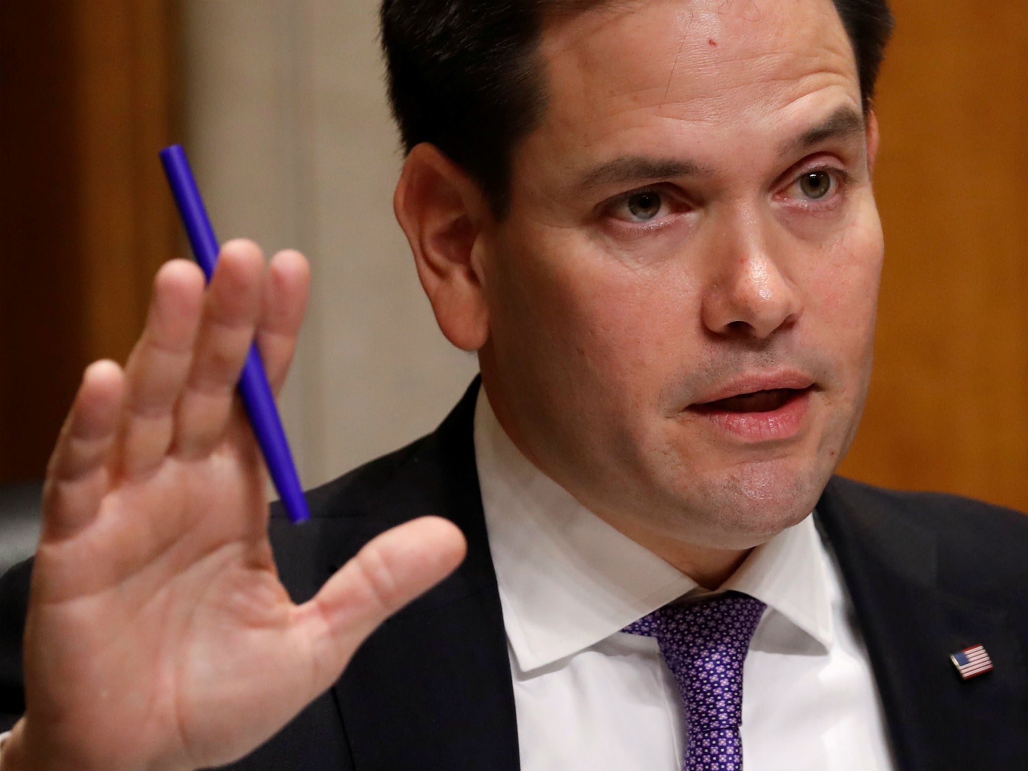 US senator Marco Rubio says Huawei is a Chinese state company whose goal is to ‘undermine foreign competition by stealing trade secrets’