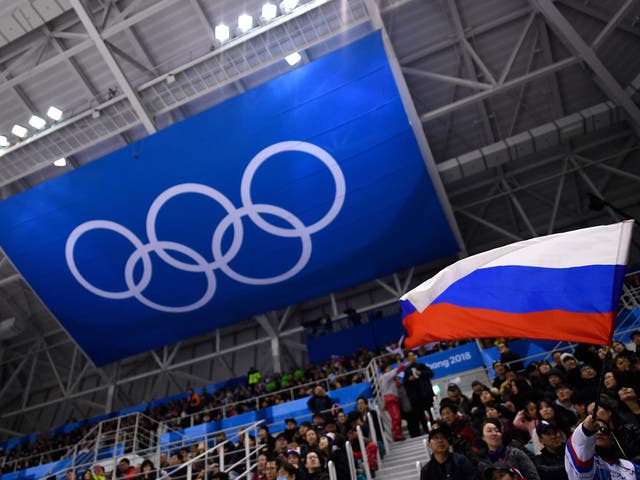 The Russian flag may be allowed at the Winter Olympics closing ceremony