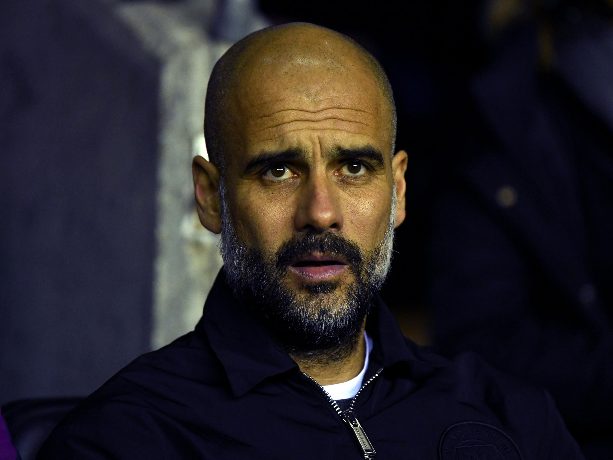 Pep Guardiola was happy with his side's performance despite defeat at the DW Stadium