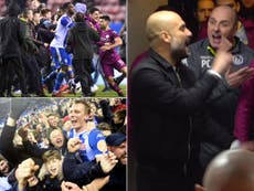 Wigan condemn fans who invaded pitch and clash with City supporters