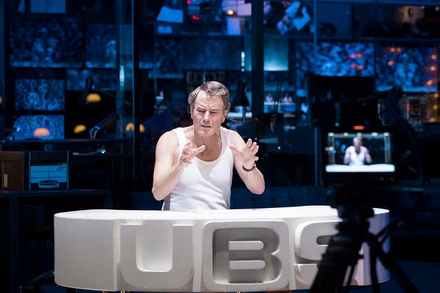 Bryan Cranston is starring in Ivo van Hove's adaptation of the 1976 film ‘Network’ at the National Theatre