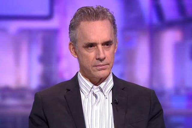 Jordan Peterson appearing on Channel 4 for an interview by Cathy Newman